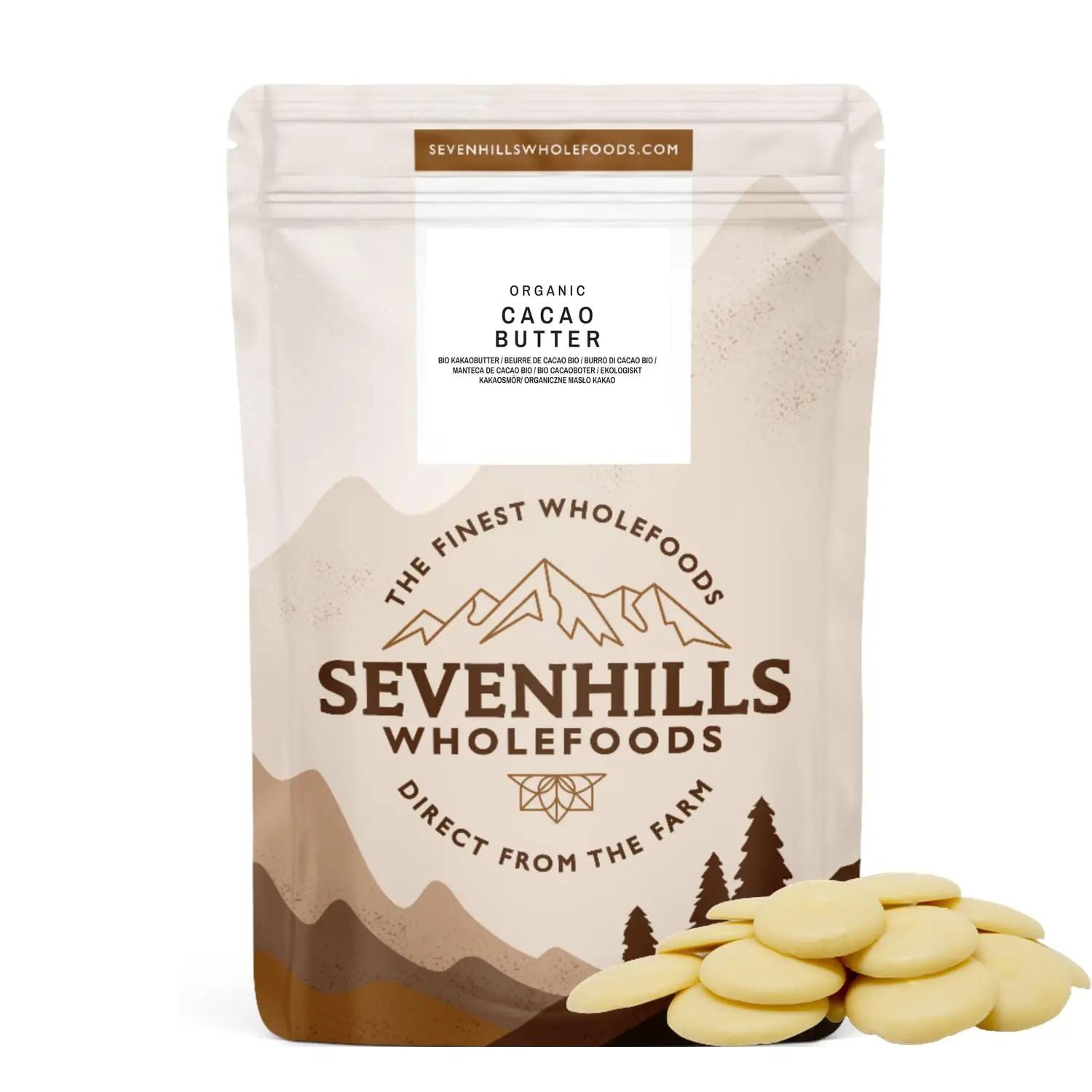sevenhills wholefoods kakaovõi 1 kg — mahe ja mitmekülgne