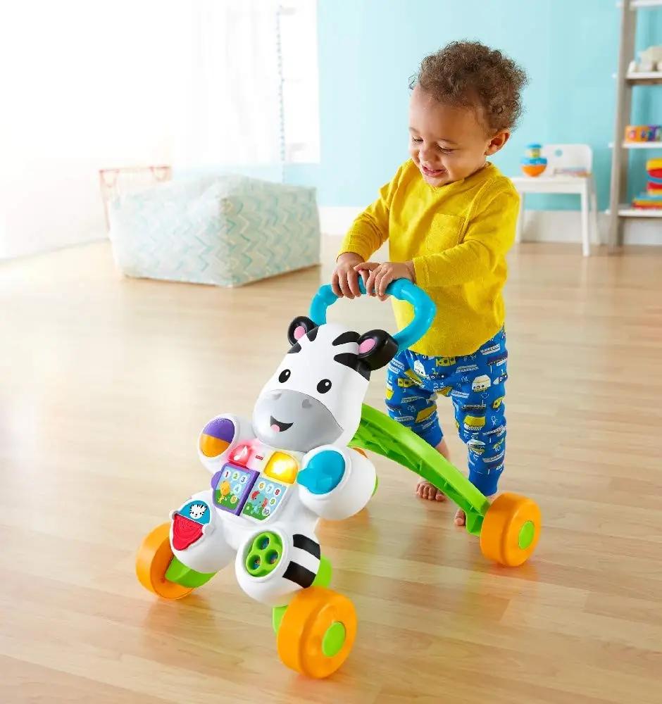 Fisher-Price plastikust zebra käimisabi – õppiv mänguasi – pilt 6
