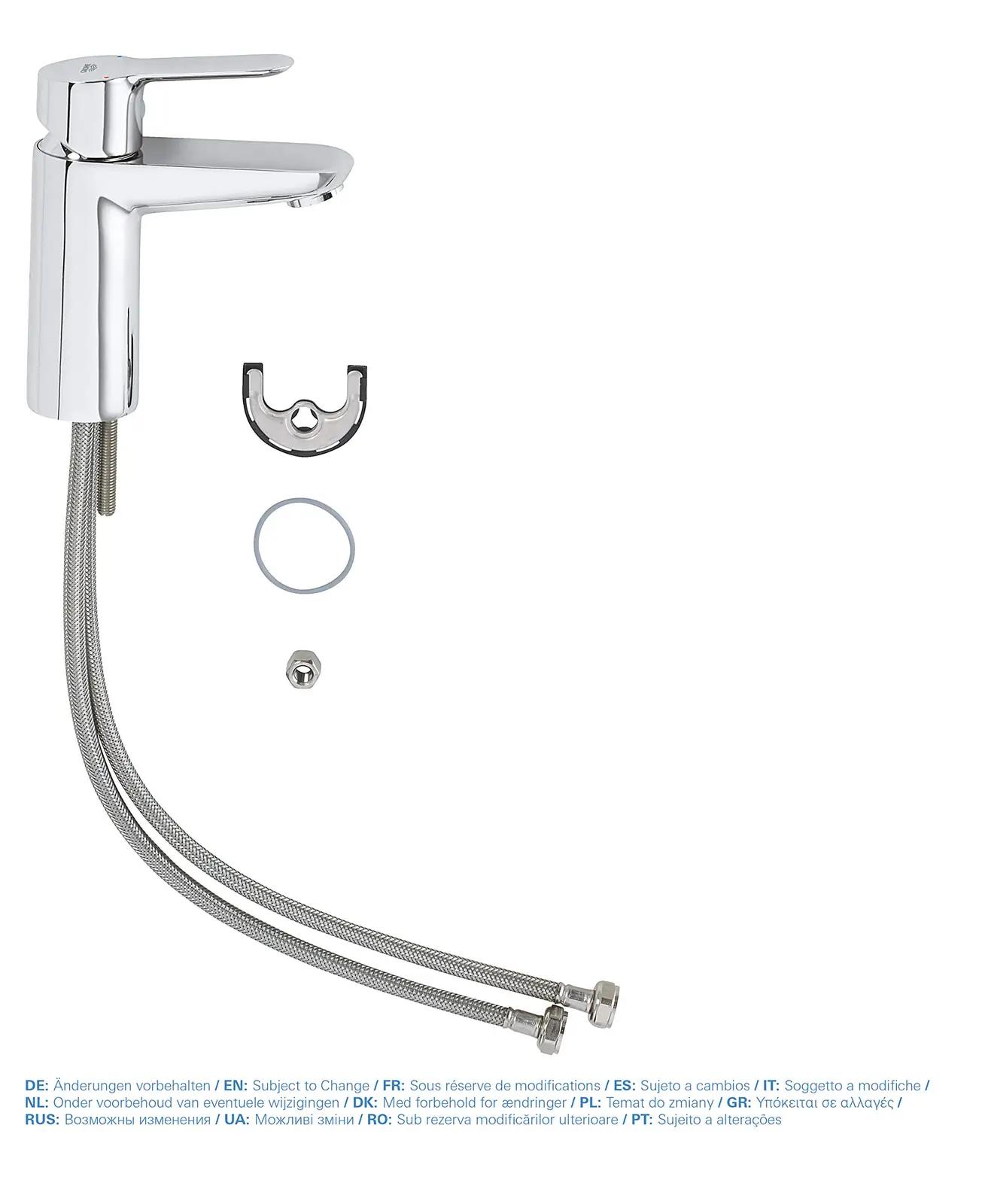 GROHE BauEdge kroomitud segisti — veesäästlik valamuvalik – detailne vaade