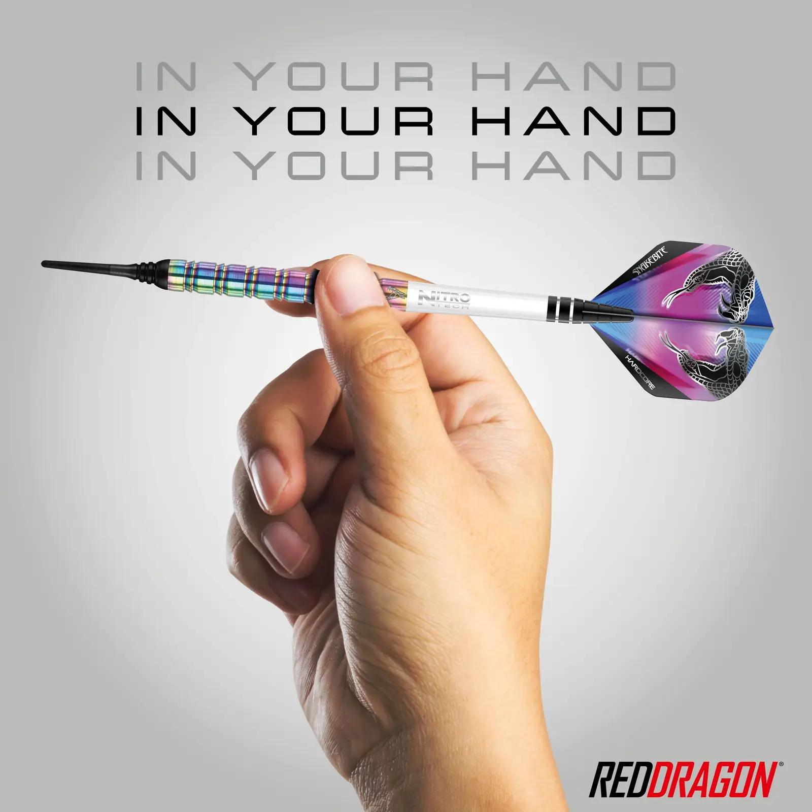 RED DRAGON Wolframist profi dart – Snakebite 1 18g – lisavaade