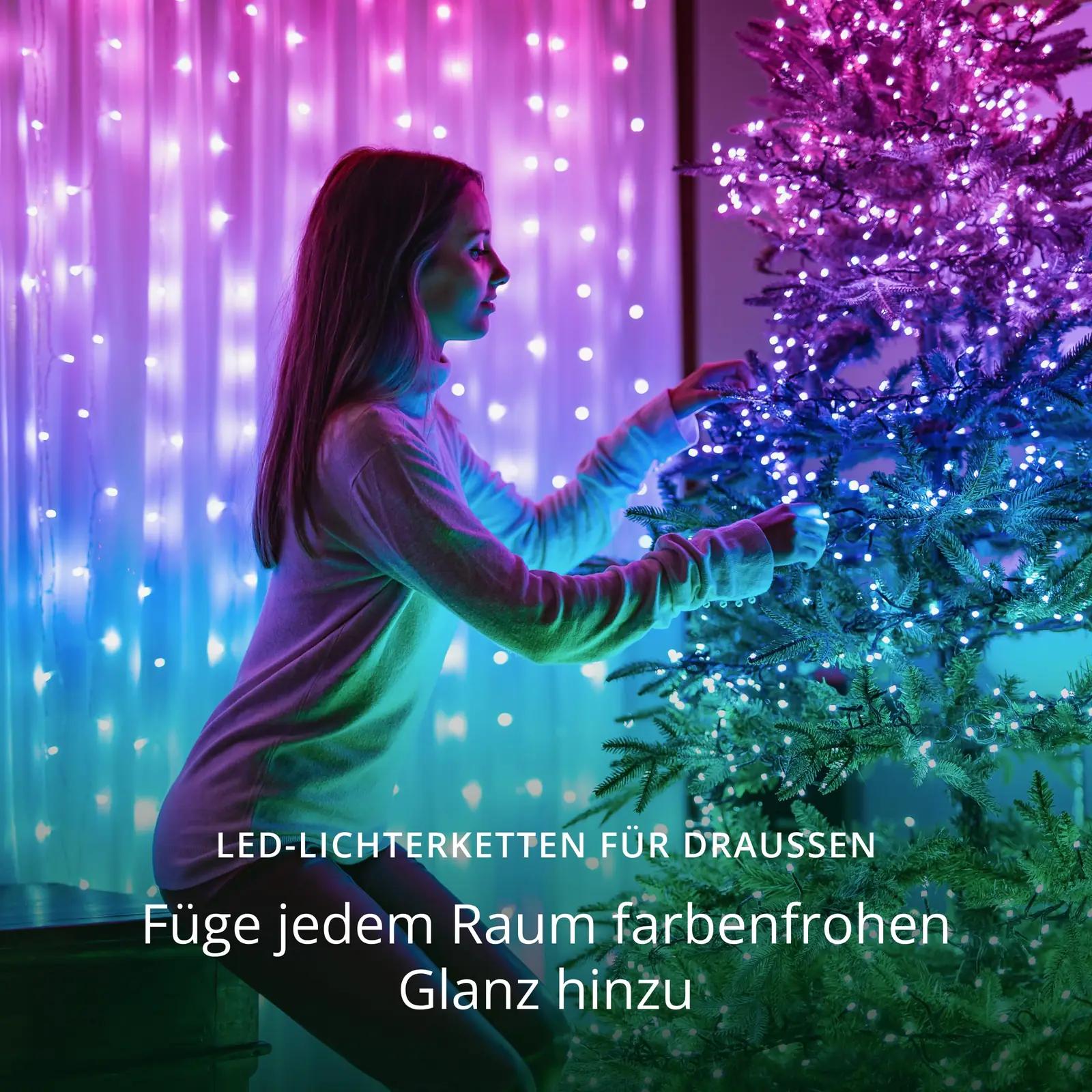 Twinkly dekoratiivne 48 m LED-valgussari – detailne vaade