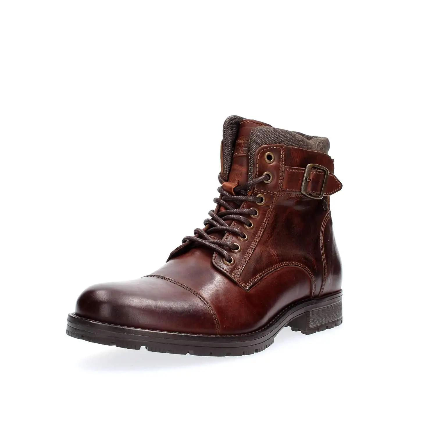 JACK & JONES nahast biker-saapad — vastupidavad ja stiilsed – detailne vaade