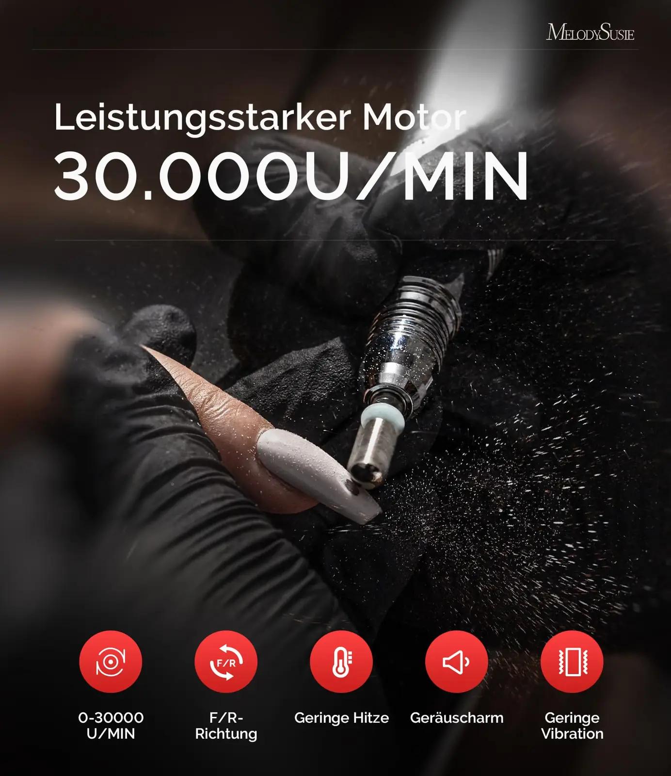 MelodySusie roosa elektriline küünehooldus — professionaalne ja – kasutusnäide