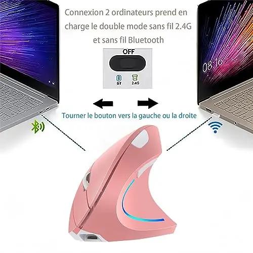 WREWING ergonoomiline vertikaalne hiir — kontorikasutus ja – detailne vaade