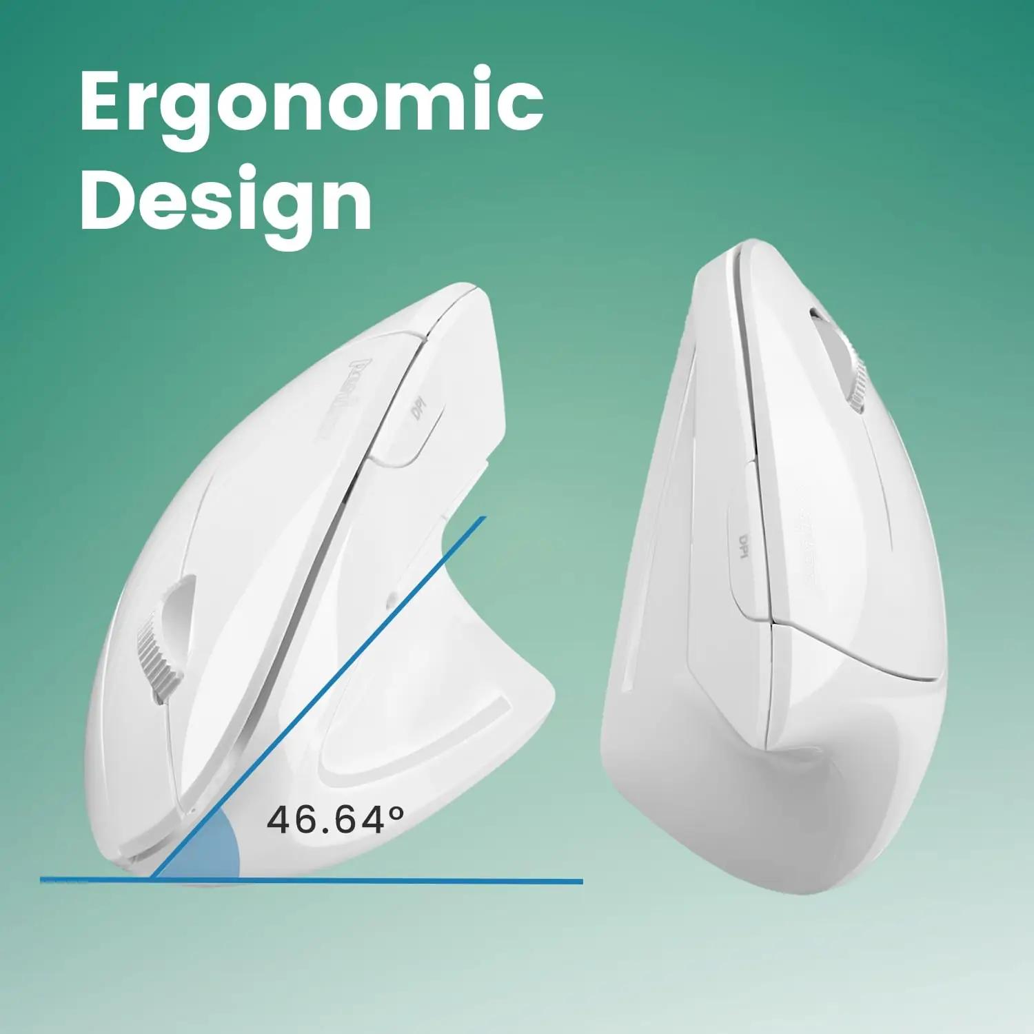 Perixx ergonoomiline vertikaalne hiir – mugav kontorikasutus – lisavaade