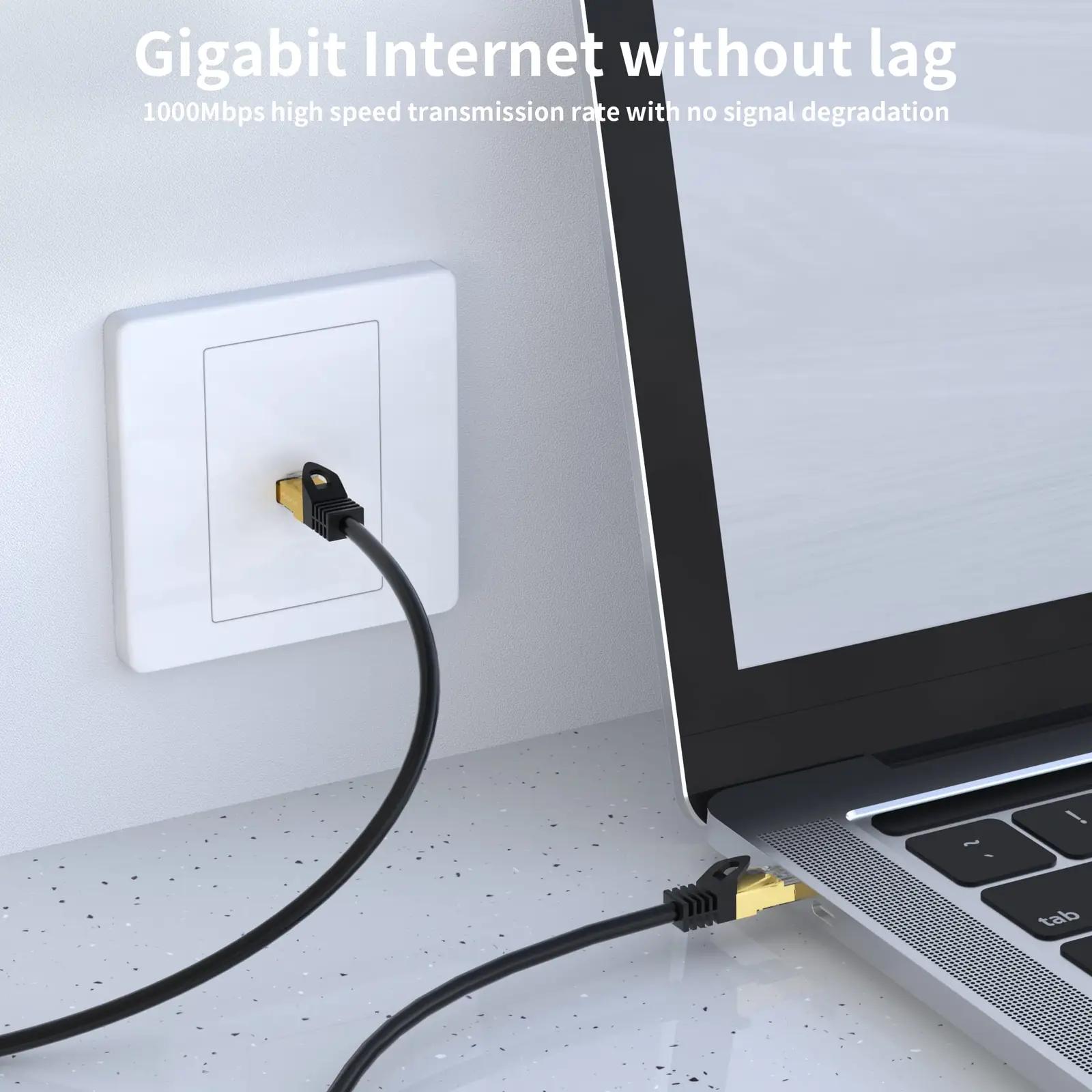 VOSGA ilmastikukindel Cat6 Ethernet kaabel 15 m – detailne vaade