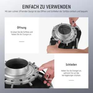NEEWER 10102478 fotostuudio ja valgustus – detailne lähivaade