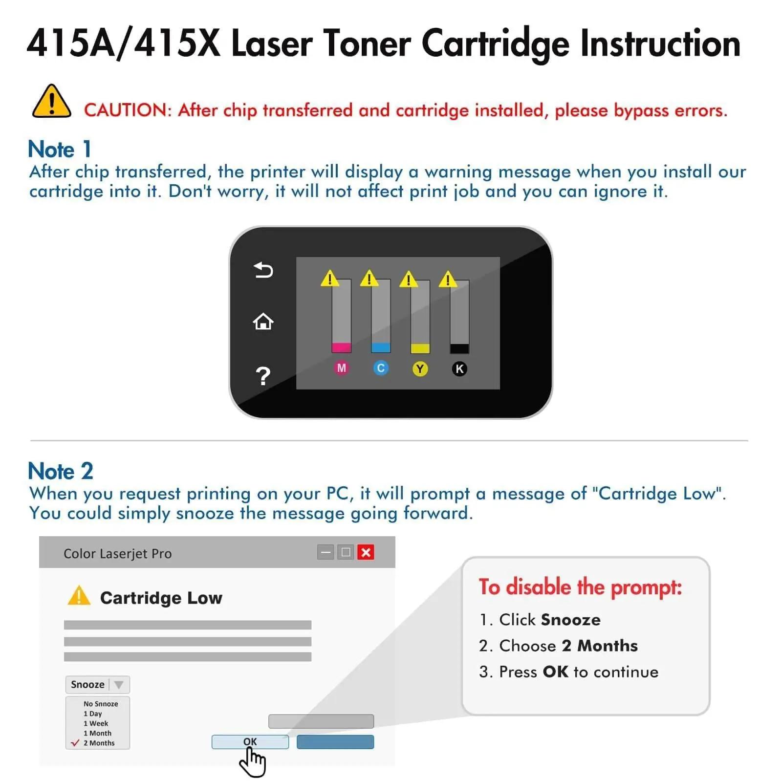 Cool Toner värvikomplekt 4tk – sobib HP 415A/415X – lisavaade