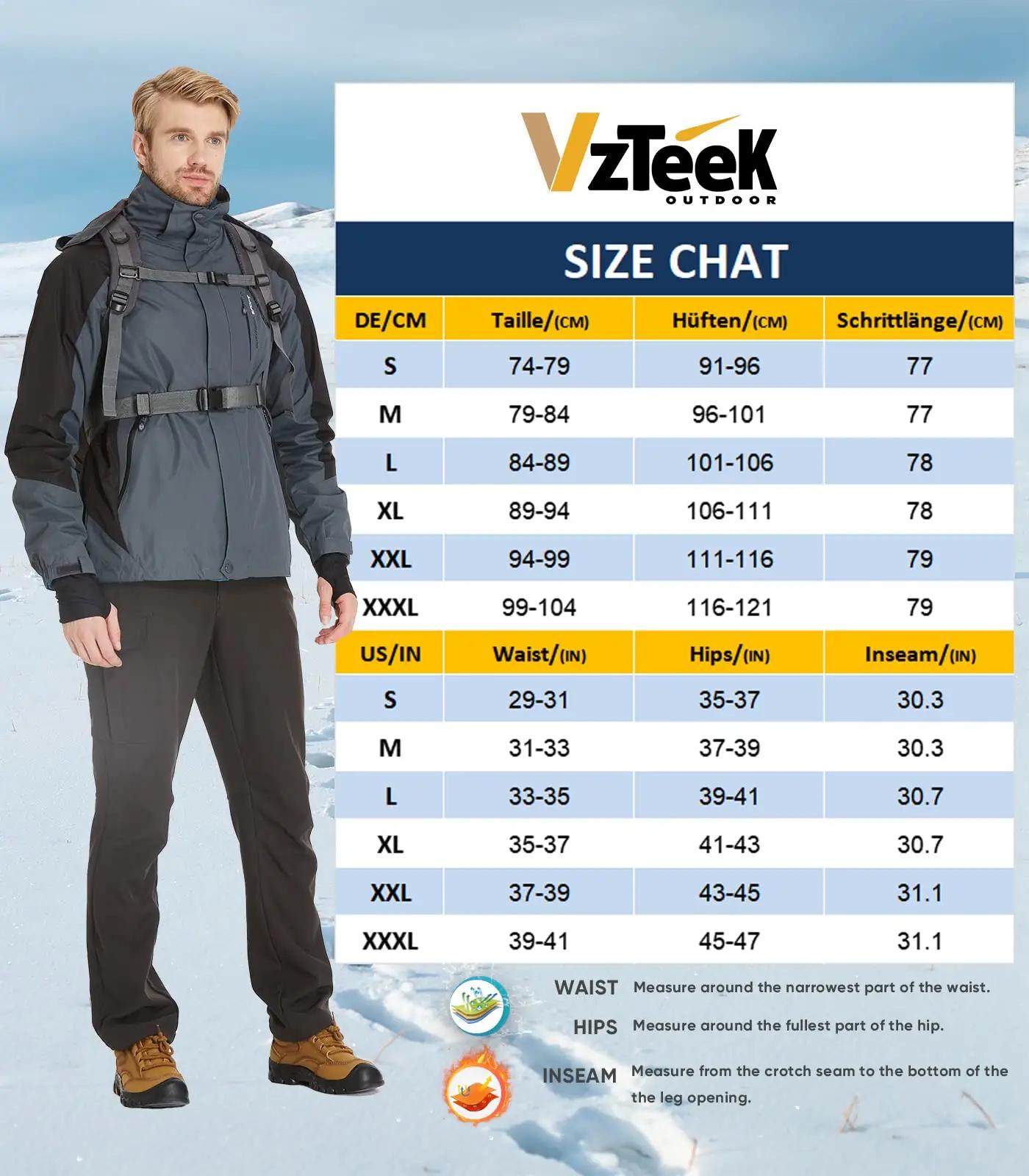 Vzteek softshell talvehõlmad – veekindel ja soe XL – pilt 6