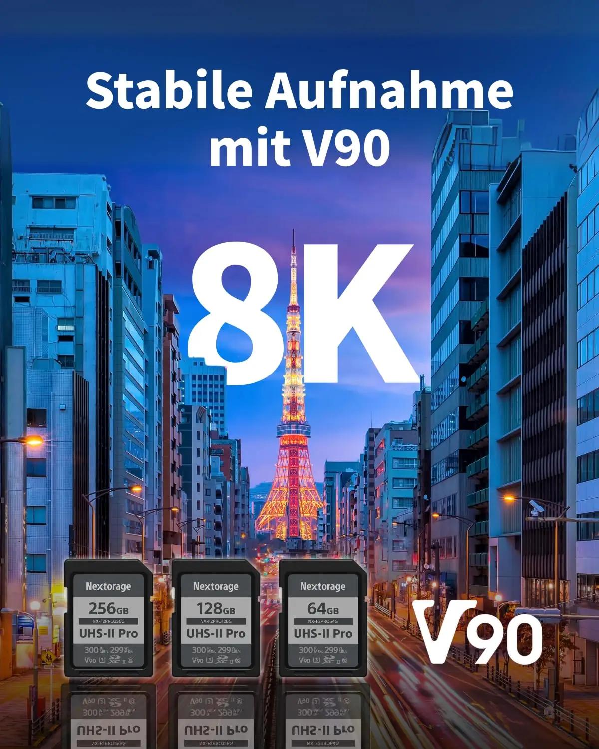 Nextorage 128GB UHS-II SD-kaart – kiire ja töökindel salvestus – lisavaade
