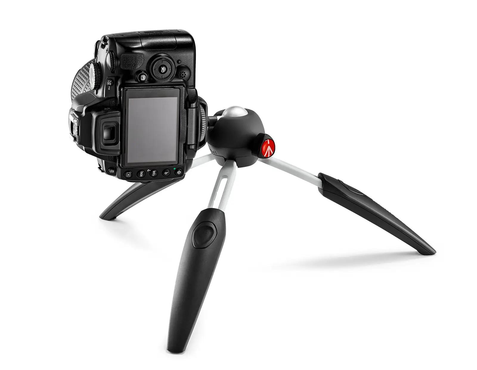 Manfrotto alumiiniumist Pixi Evo mini-statiiv – kasutusnäide