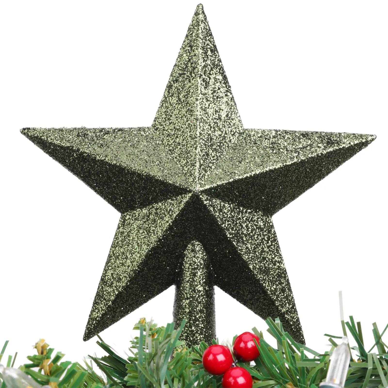 Christmas Concepts rohelusest sädelev puuotsak – elegantne dekor