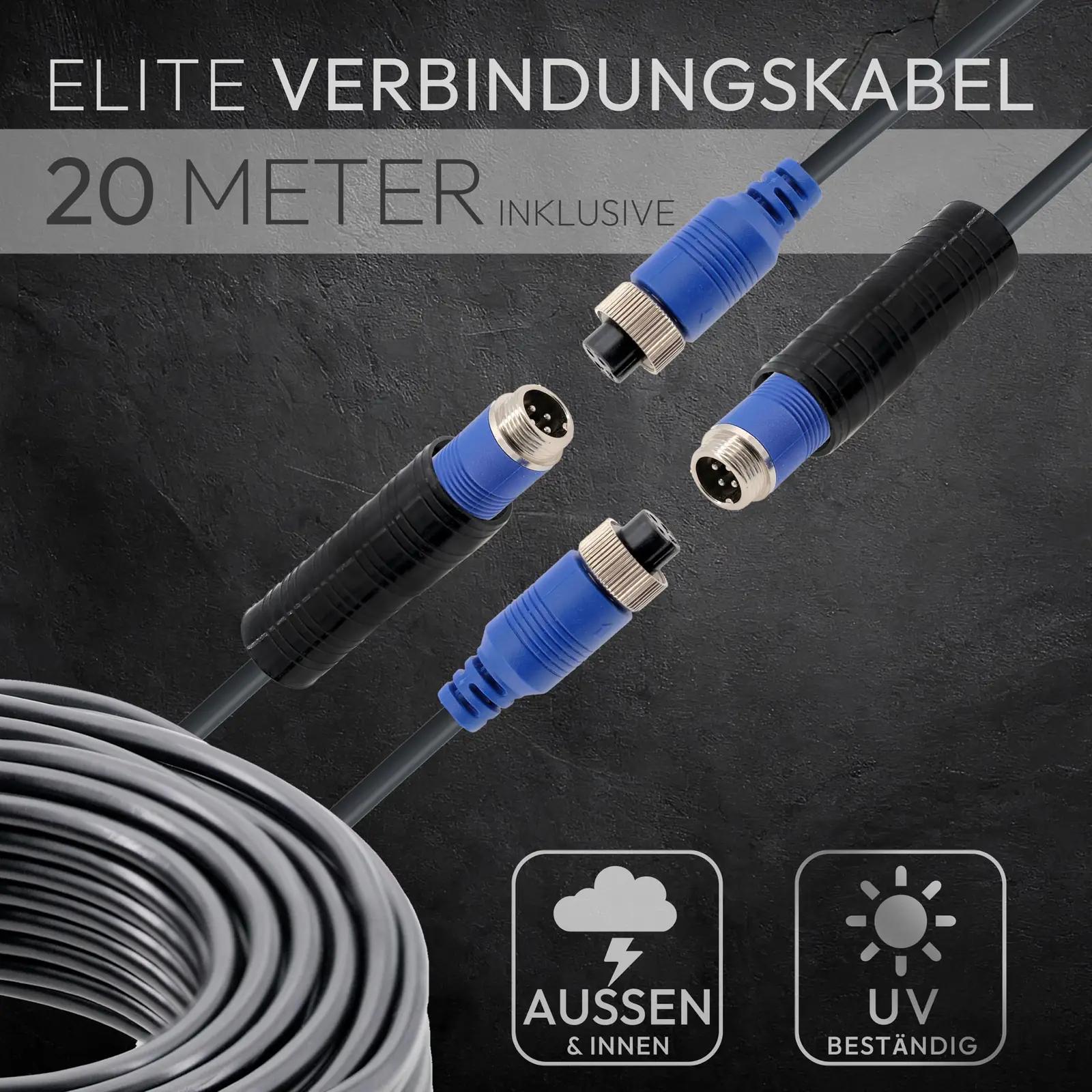 VSG vastupidav 7″ tagurduskaamera komplekt – pilt 7