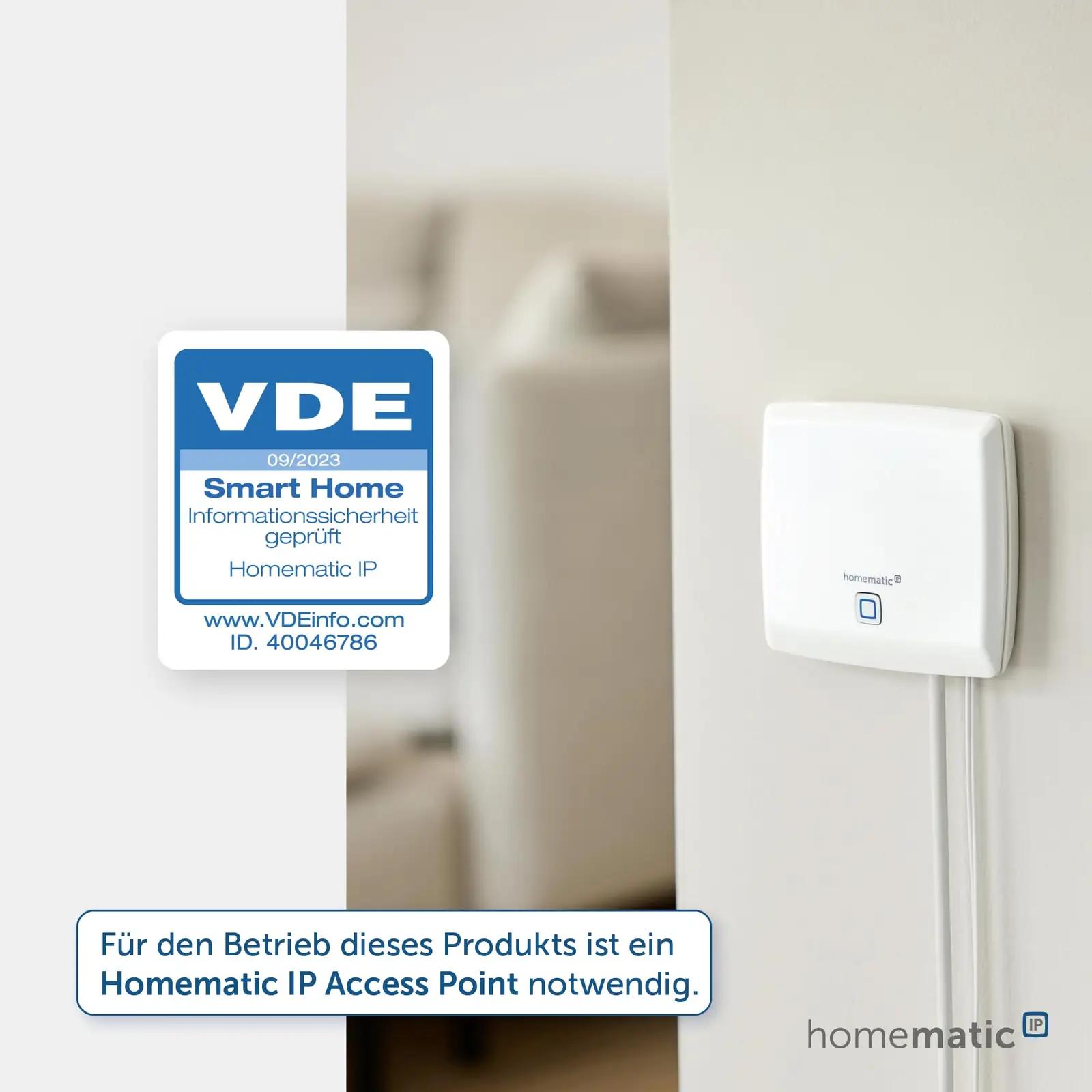 Homematic IP valge metallist ukselukumootor — lihtne paigaldus – pilt 6