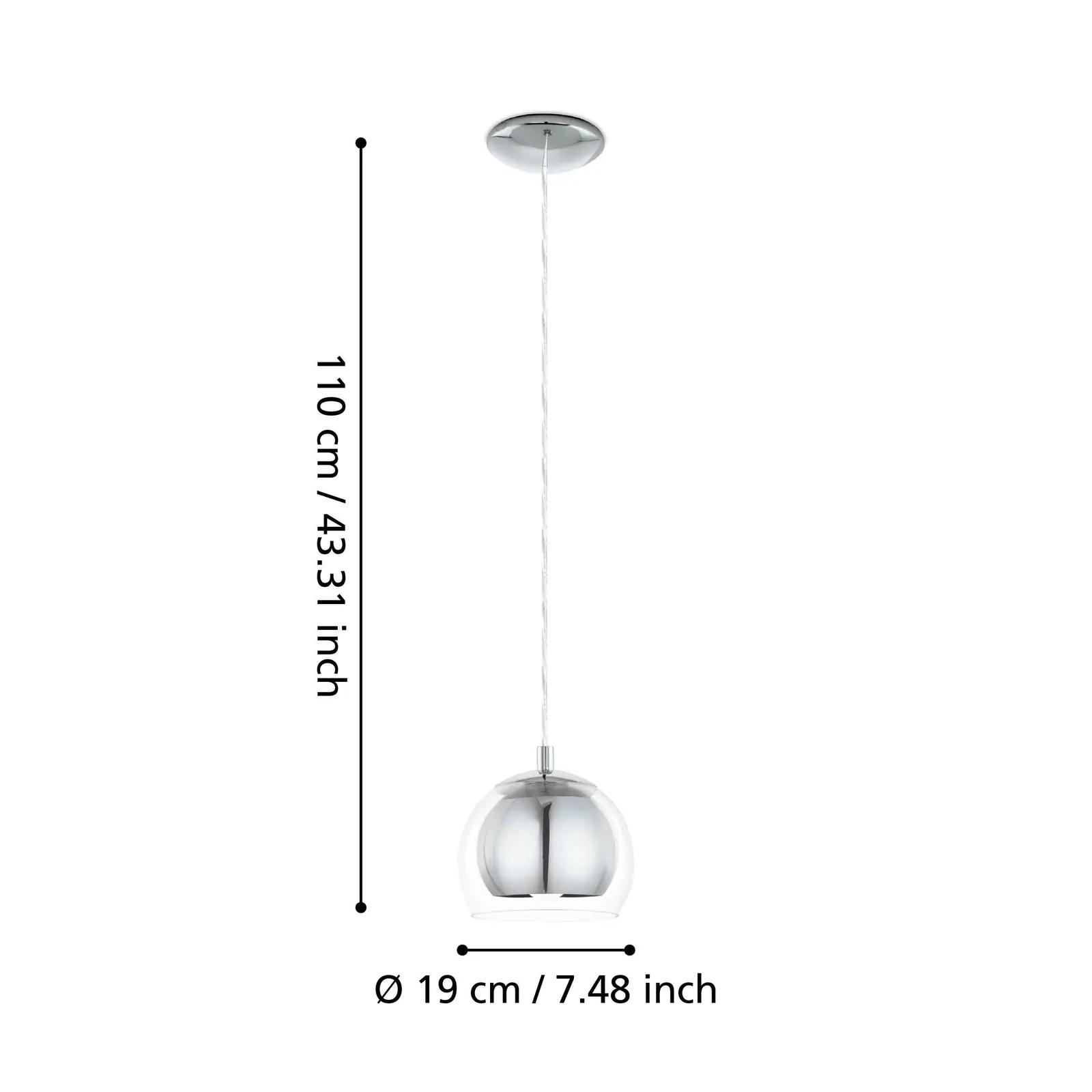 EGLO metallist romantiline ripatslampe Rocamar – pilt 6