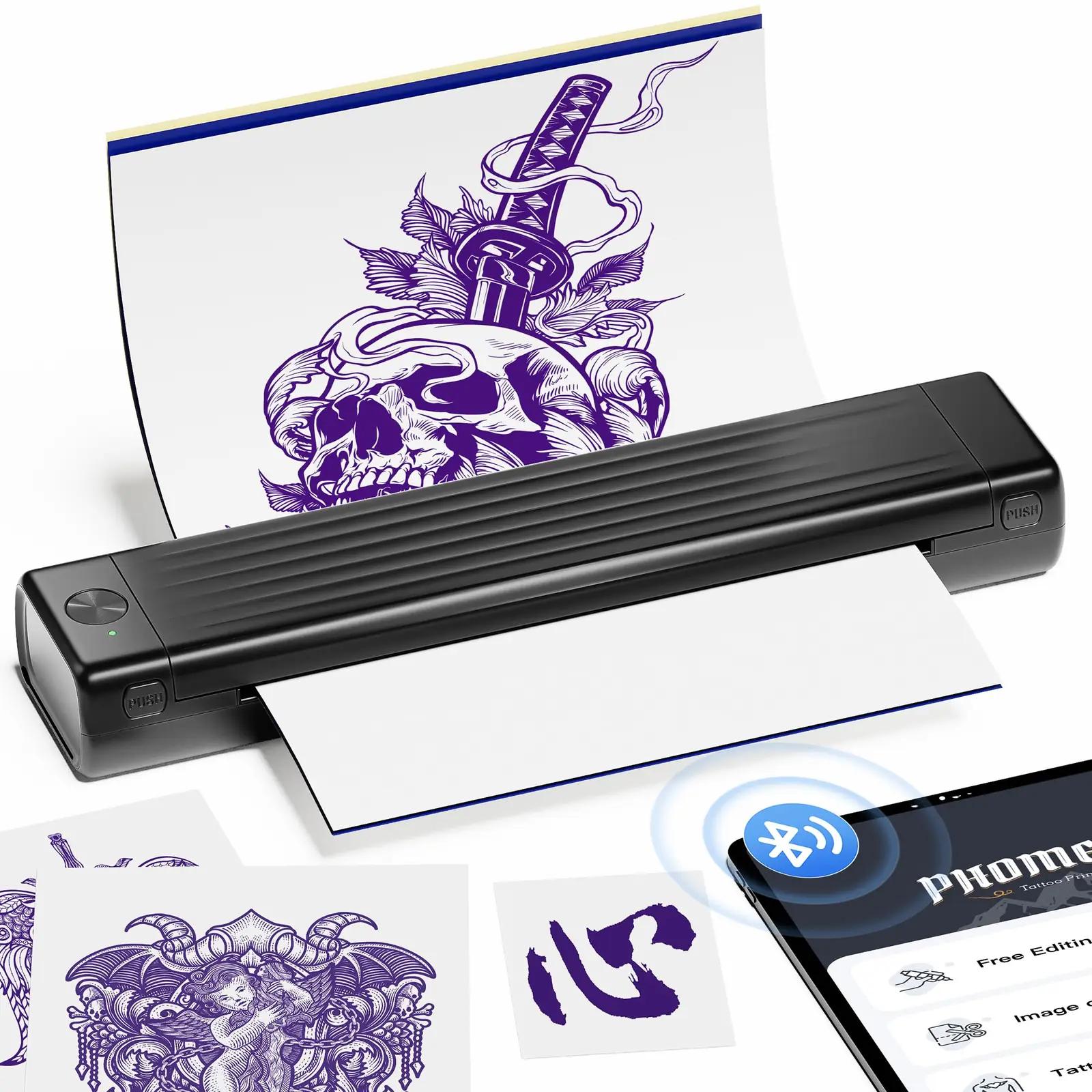Itari kompaktne termo-printer tätoveerijale — A886 ideaalne