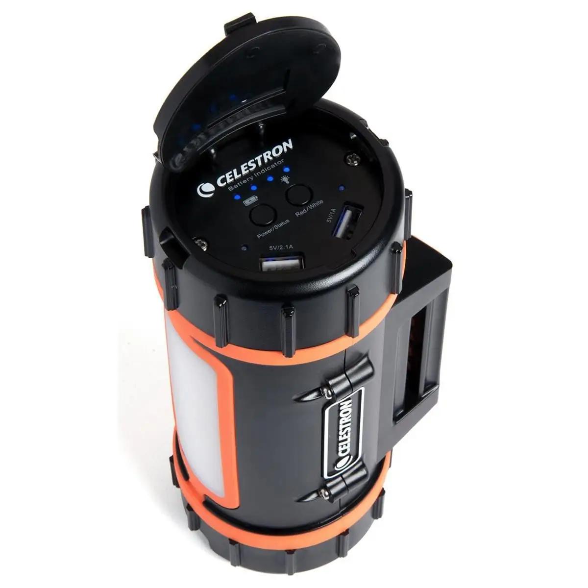 Celestron PowerTank Lithium-Ferrit – võimas kaasaskantav toide – pakend ja tarvikud