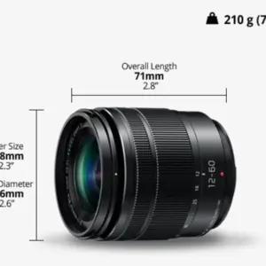 Panasonic H-FS12060E kaamera-objektiivid – detailne lähivaade