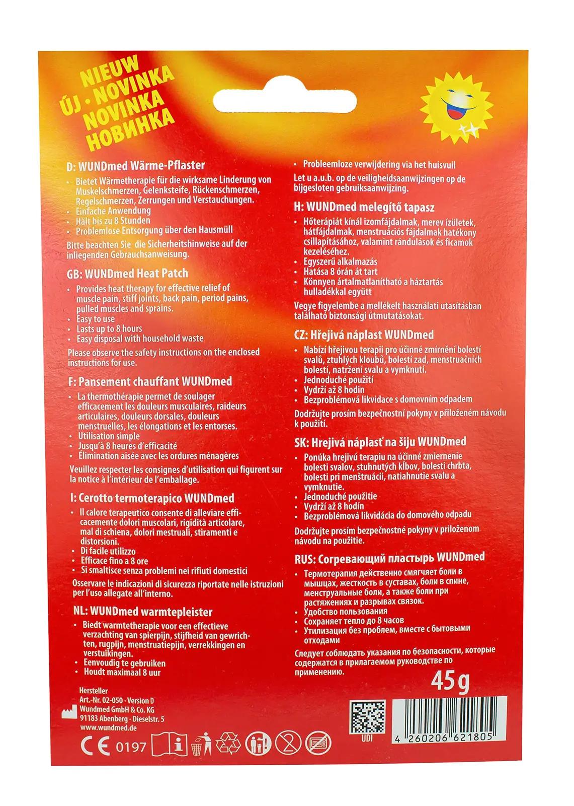 Wundmed soojendav plaaster 13×9,5 cm — kiire leevendus – pilt 6