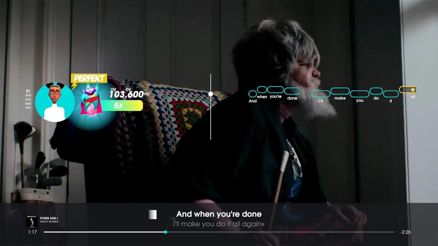 Ravenscourt muusikamäng Switchile — seltskonna karaoke koos – kasutusnäide