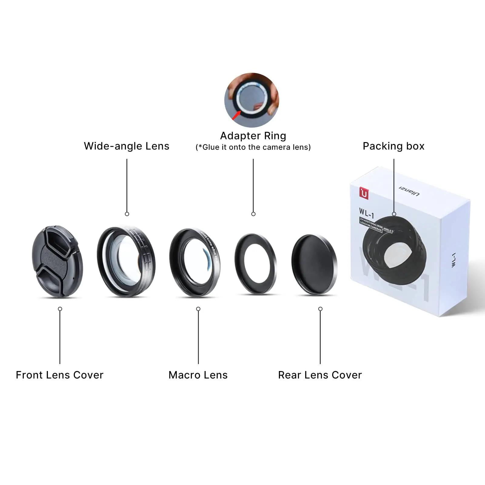 PICTRON ULANZI 18mm lainurkobjektiiv – kerge alumiinium – pilt 6