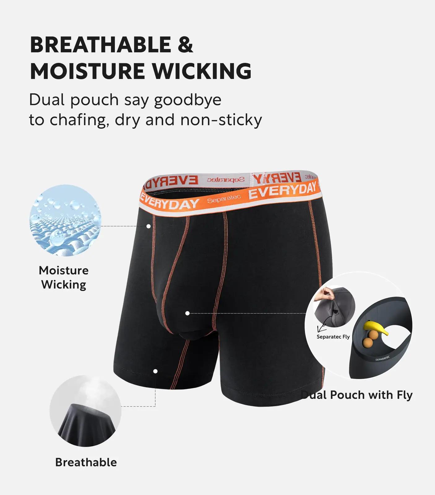 Separatec pehmed meeste boxershortsid 7-pakk – hingav puuvill – lisavaade