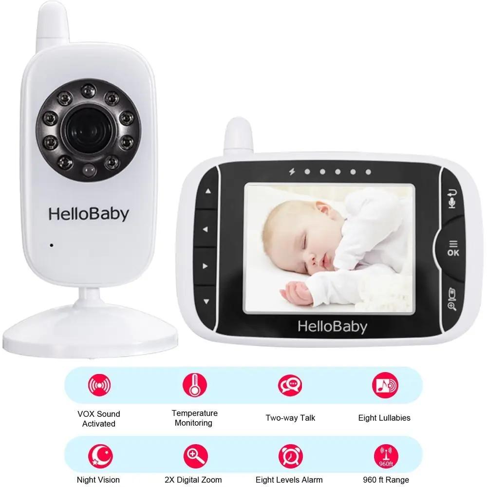 HelloBaby beebimonitor HB32 – beebi ja lapse turvalisus – detailne vaade