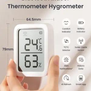 SwitchBot Meter Pro Series asukoha- ja kontrollseadmed – detailne lähivaade