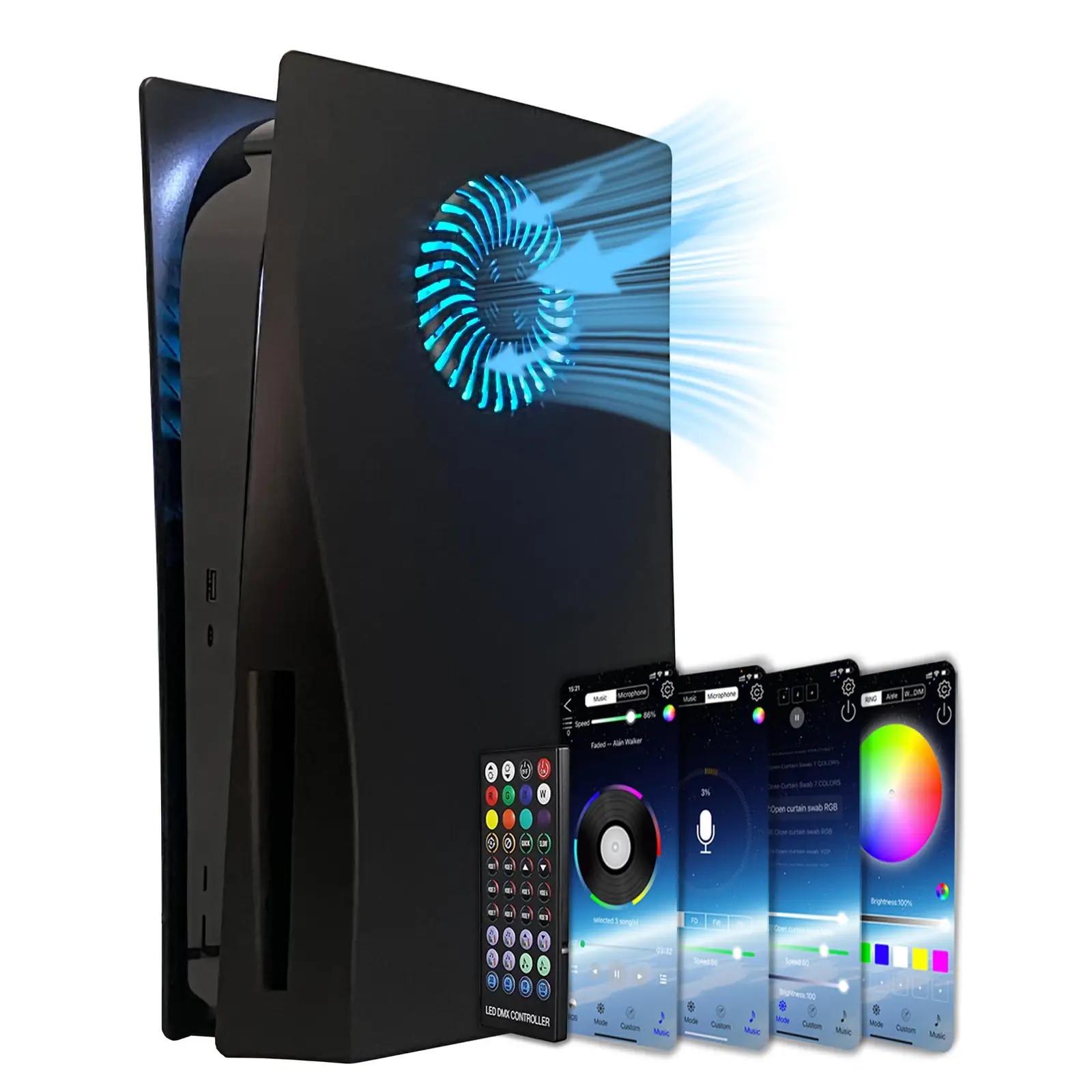 Dobewingdelou ABS-ümbris PS5 jaoks RGB-valgustusega — stiilne – pilt 9
