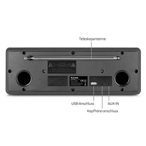 TechniSat kompaktne DAB+ CD-mängija — heli kodukasutuseks – detailne vaade
