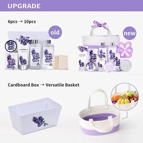 BODY & EARTH lavendeline lõõgastav 11‑osaline kingikarp naistele – pilt 8