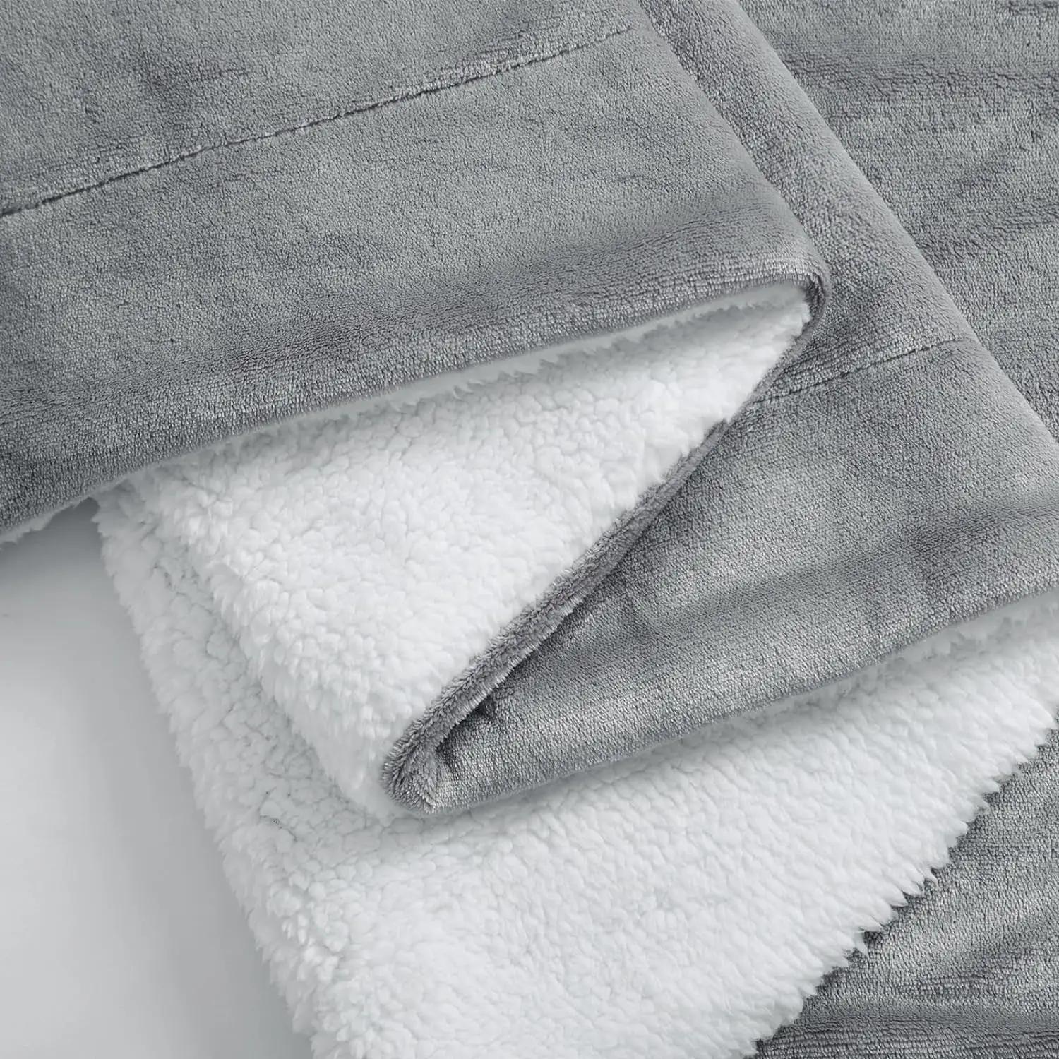 Aisbo pehme sherpa pleed 230×270 cm – soe ja vastupidav – lisavaade