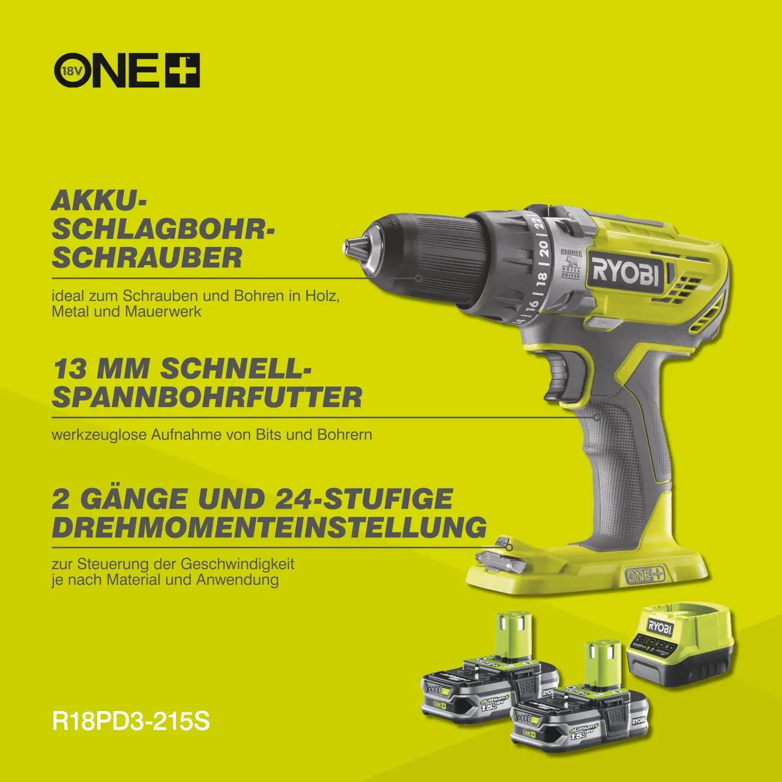 RYOBI 5133003339 puurmasinad – detailne lähivaade