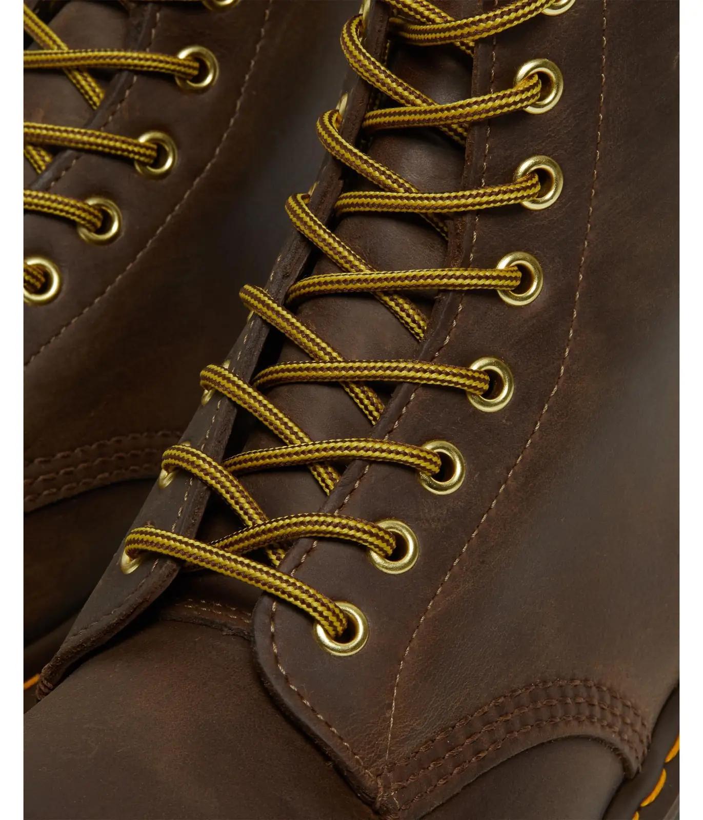 Dr. Martens nahast combat-saapad — vastupidav linnakäik – pilt 7