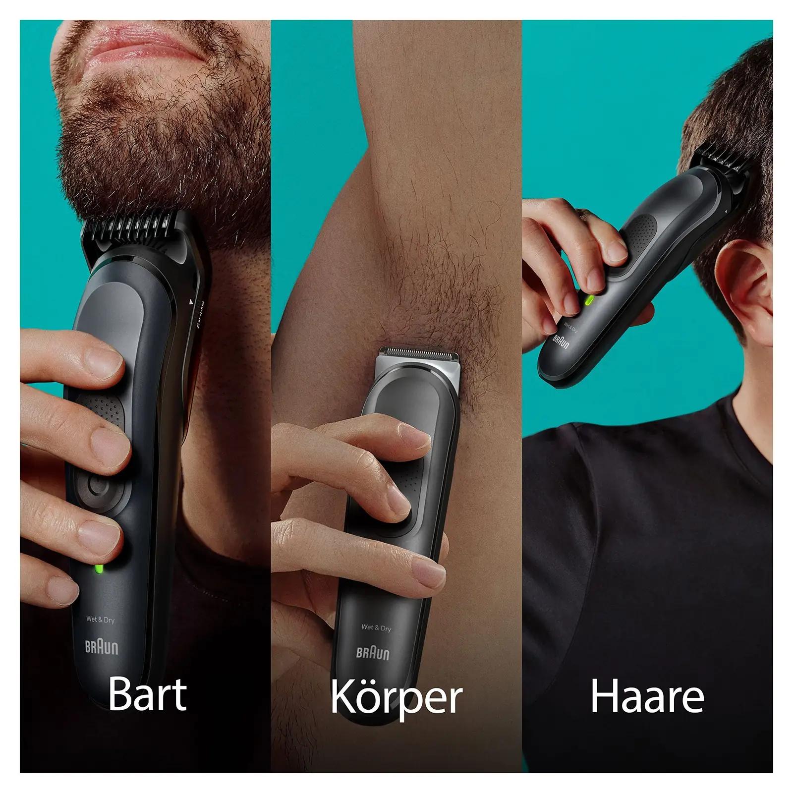 Braun roostevabast terasest trimmerikomplekt – pakend ja tarvikud
