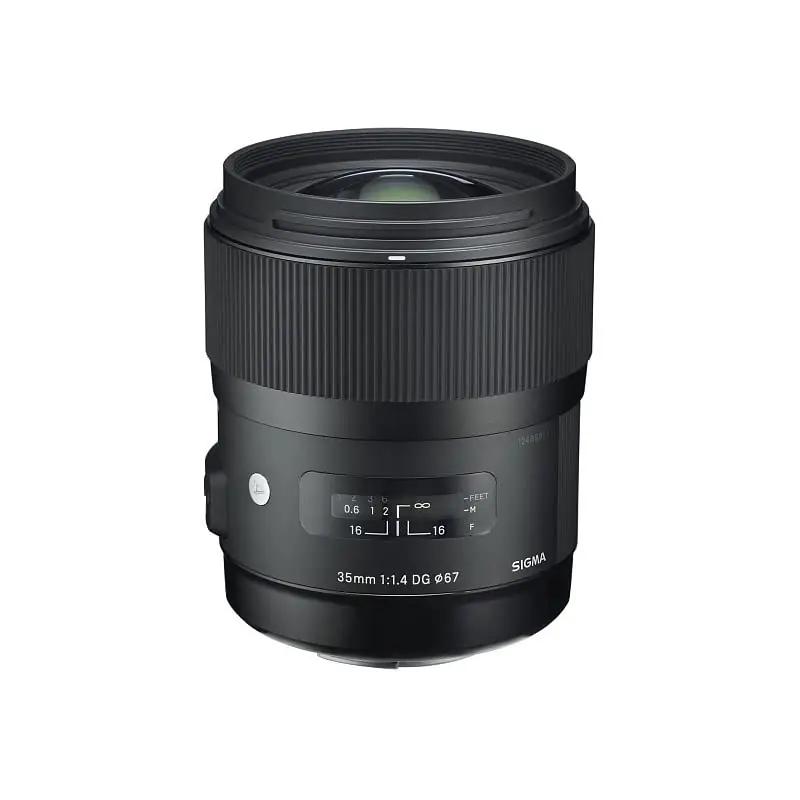 Sigma kvaliteetne 35mm F1,4 Art objektiiv – vastupidav metall – kasutusnäide
