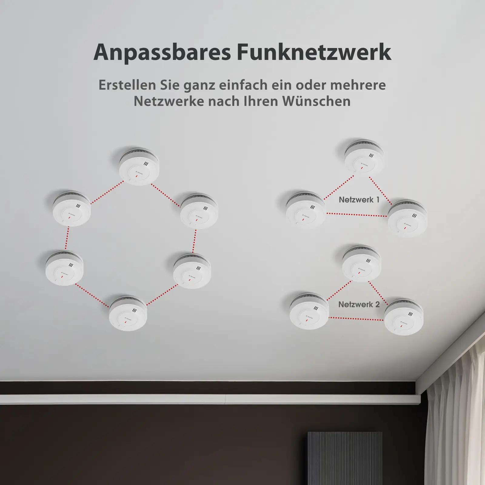 X-Sense vastupidav sidetatud suitsuandur – 10a aku, 6tk – lisavaade