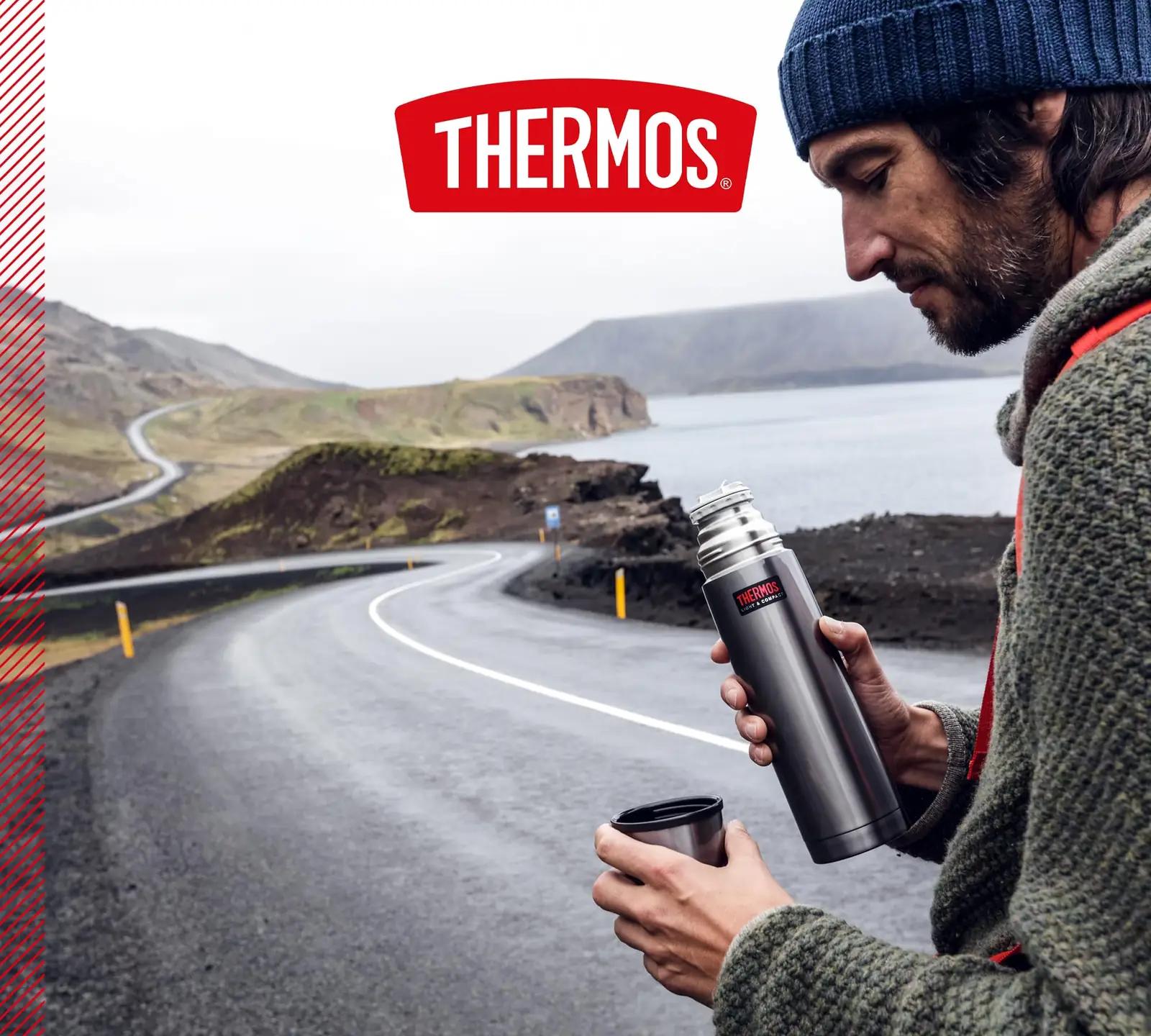 Thermos roostevaba 1 l termos — kompaktne ja lekkekindel – pilt 6