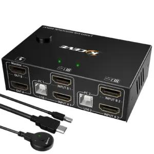 MLEEDA KC-KVM202-B kvm-lülitid – toote esivaade