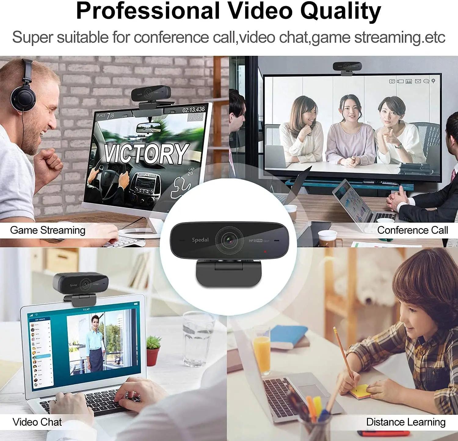 Spedal kvaliteetne veebikaamera 1080p 60FPS autofokusega – pilt 6