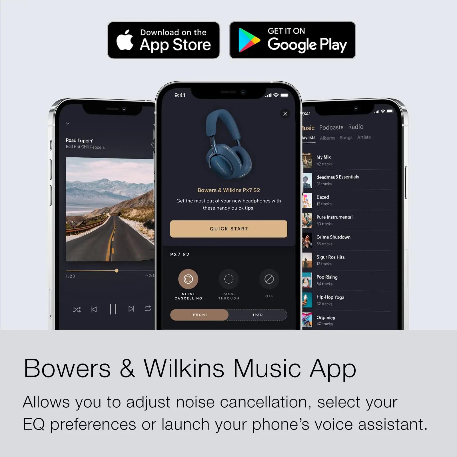 Bowers & Wilkins PX7 S2 pehme kunstnahast mürasummutusega – pilt 6