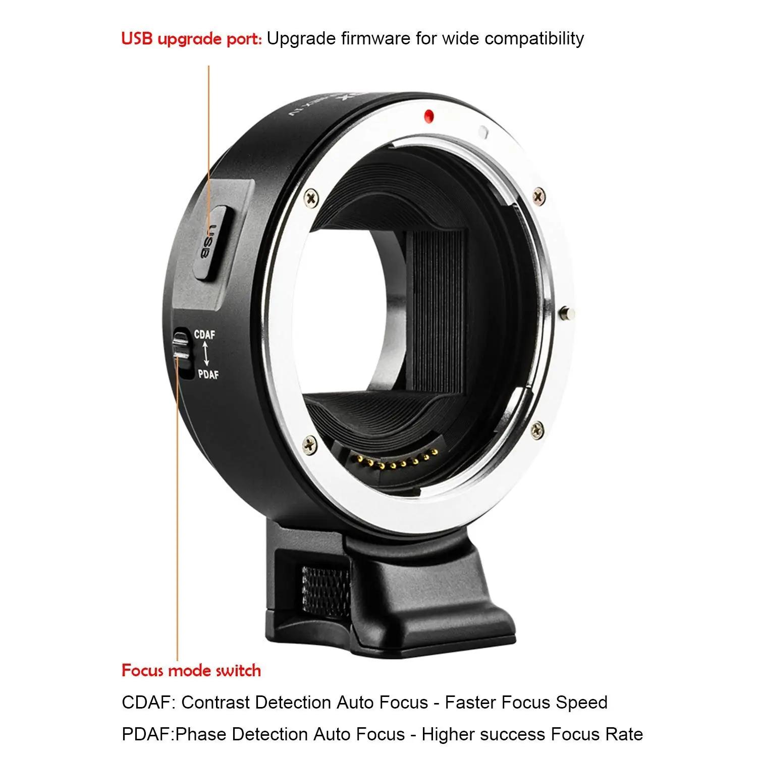 VILTROX adapter Canon EF–Sony E-mount kiire autofookusega – kasutusnäide