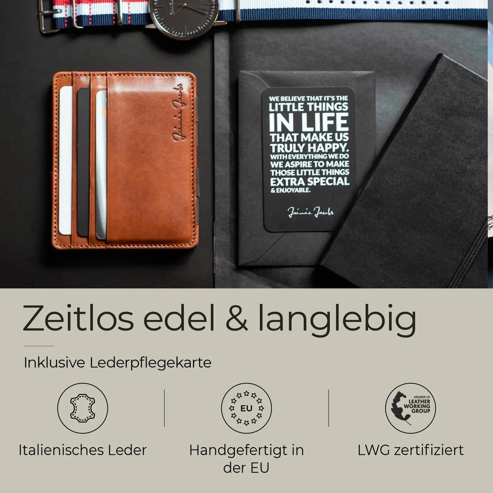 Jaimie Jacobs nahkne minimalistlik rahakott — RFID kaitse – pilt 6