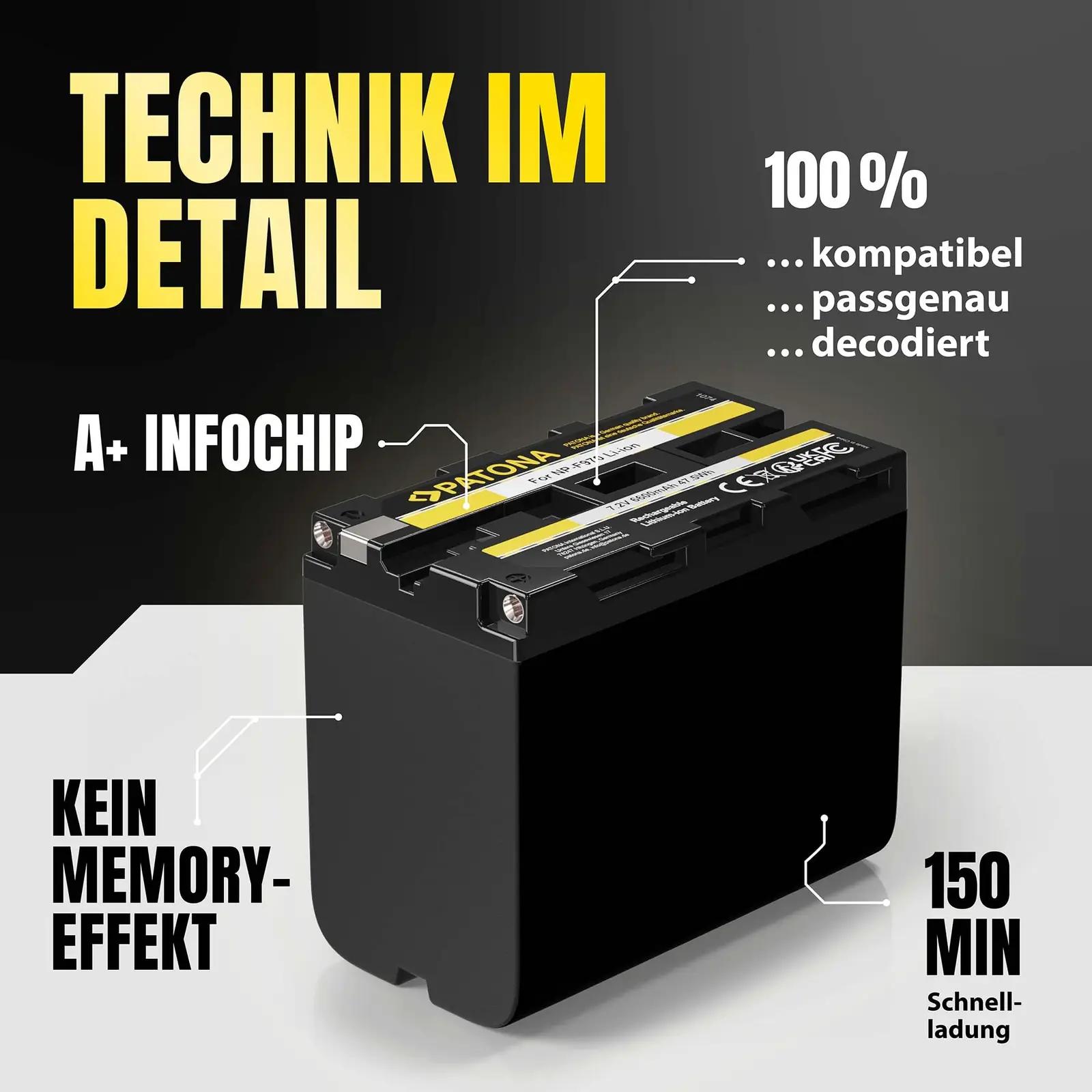 PATONA vastupidav 6600mAh akupakk kaamerale — ideaalne lisa – kasutusnäide