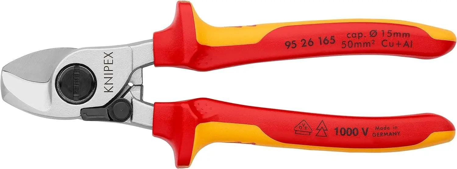 KNIPEX vastupidavad isoleeritud kaablikäärid – turvaline lõikus – pakend ja tarvikud