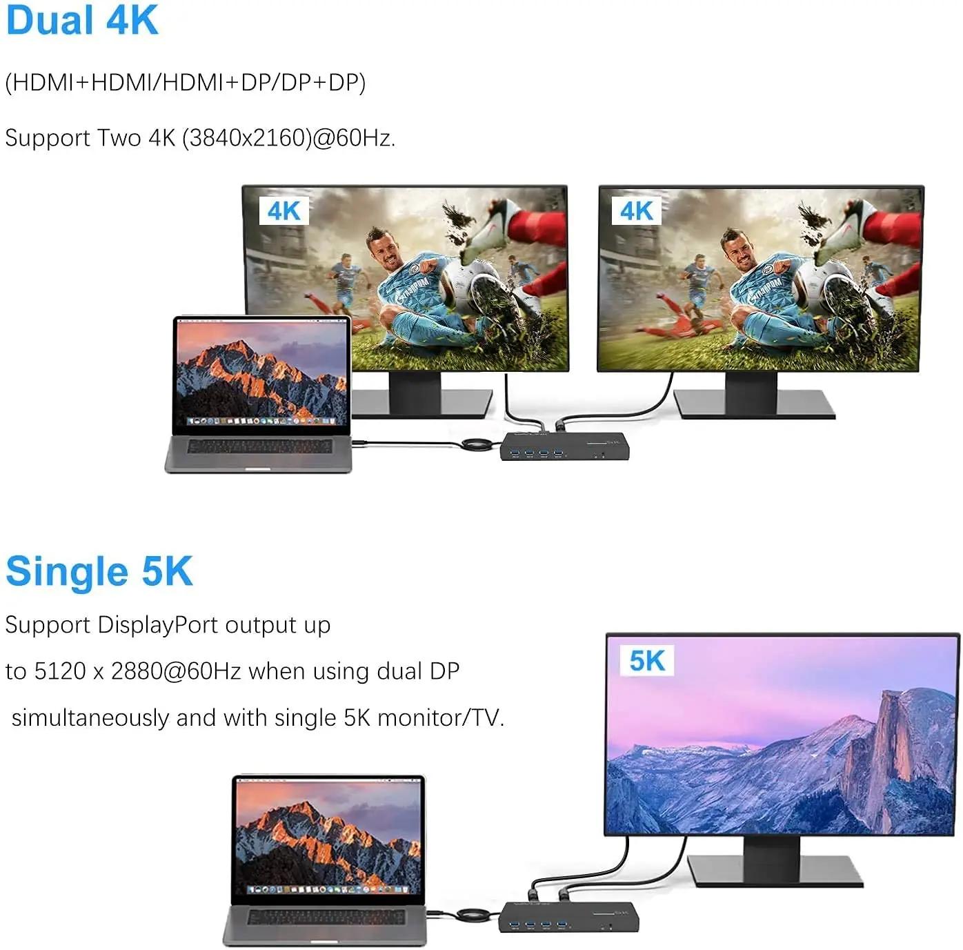 WAVLINK universaalne dokk – mugav mitmeühendus ja 4K dual – lisavaade