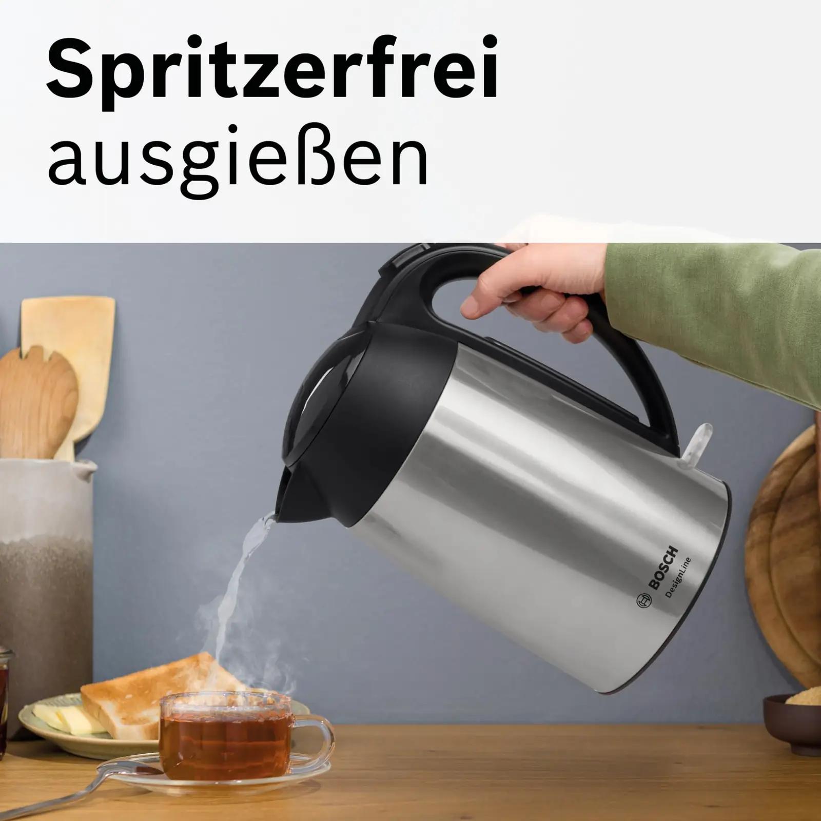 Bosch roostevabast terasest veekeetja – DesignLine 1,7 l – lisavaade