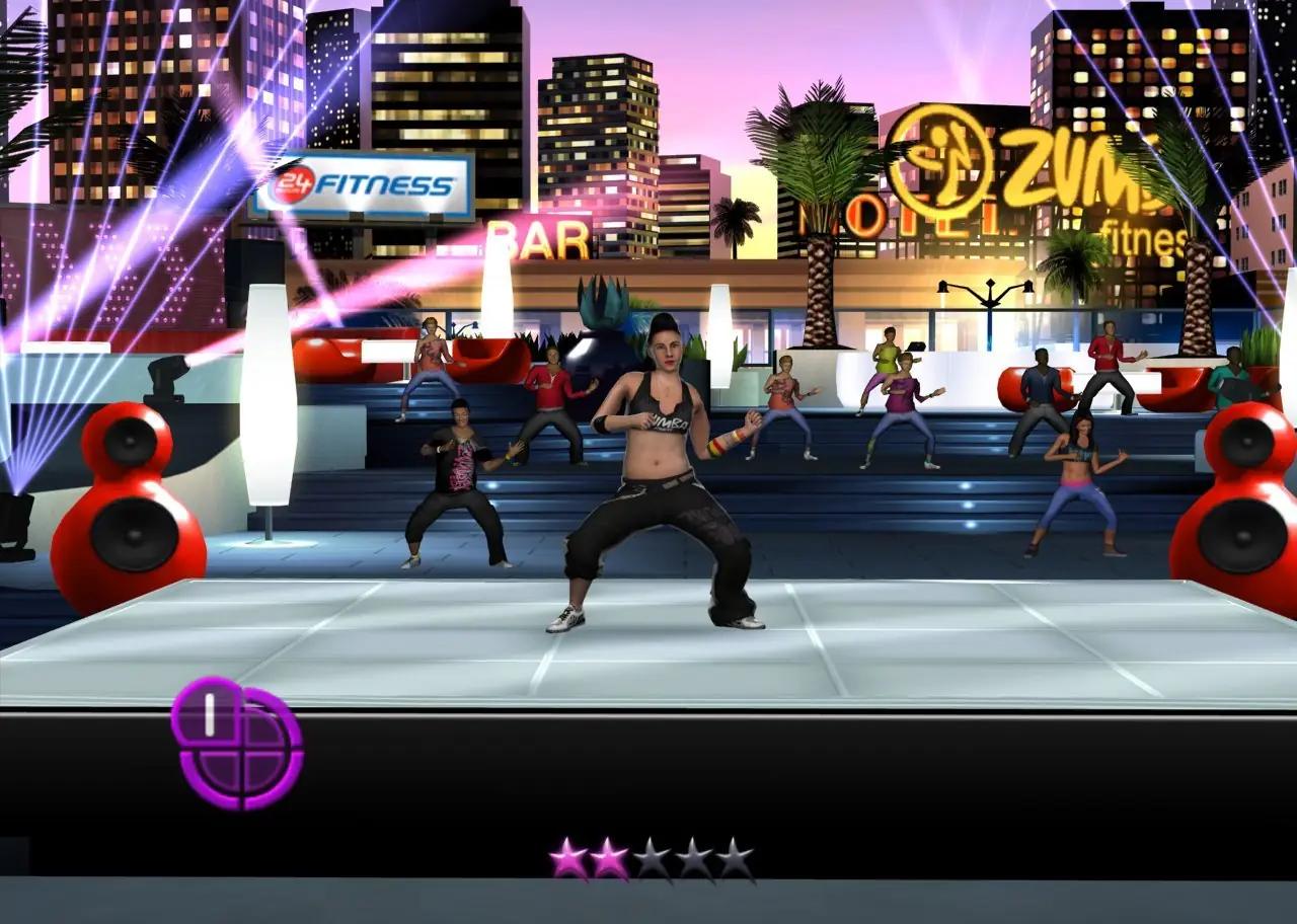 505 Games Zumba Fitness Rush — lõbus kodune treeningmäng – kasutusnäide