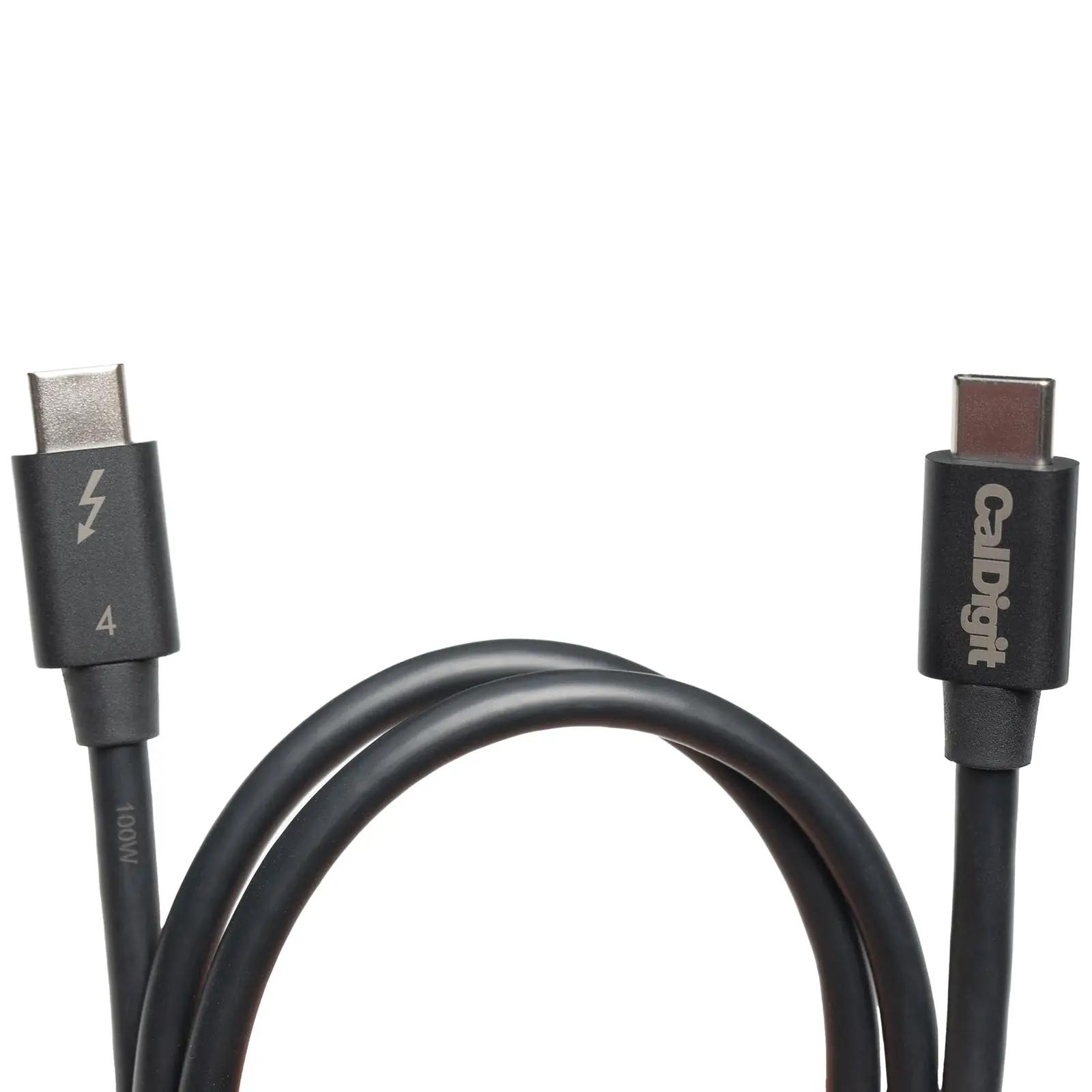CalDigit vastupidav Thunderbolt-juhe 2m — kiirlaadimine ja