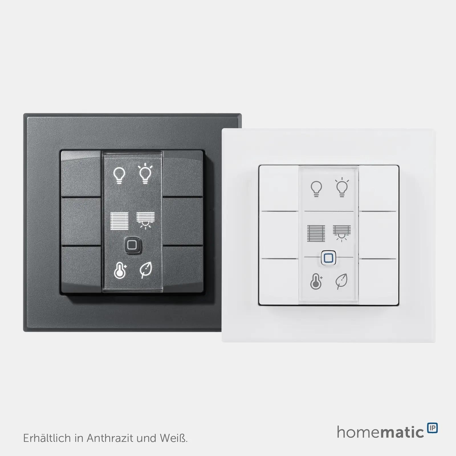Homematic IP ühetooniline seinanupp – 6‑funktsiooniline juhtimine – pilt 6